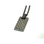 Gucci Necklace Diamante Gunmetal Black SV 925 — view 2