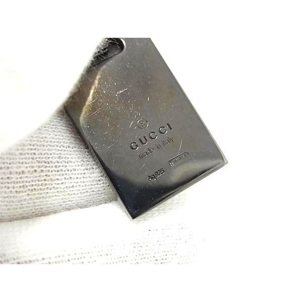 Gucci Necklace Diamante Gunmetal Black SV 925 — view 4