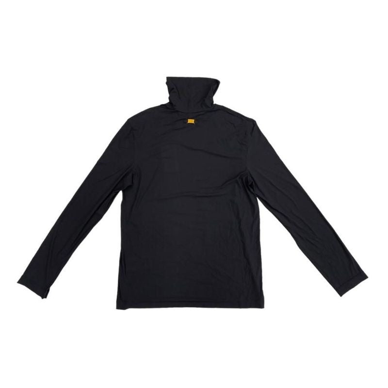Fendi Long Sleeve High Neck Cut and Sewn Fy0983 Ah19 F0 Qa1 M Size Logo Plate