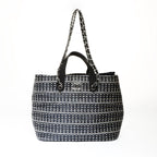 Chanel Handbag Straw Tote CC Logo