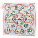 Hermes Carre 45 Volants Flying 100% Silk GRIS Per-e VERT JA Scarf