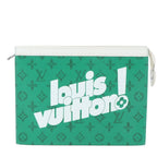 Louis Vuitton Everyday LV Pochette Voyage MM Leather Second Bag