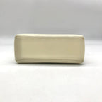 Gucci Vintage Leather Hand Bag Ivory — view 3