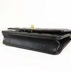 Chanel Chain Wallet Black Caviar Leather Roller Skate Star Charm Shoulder Bag — view 3