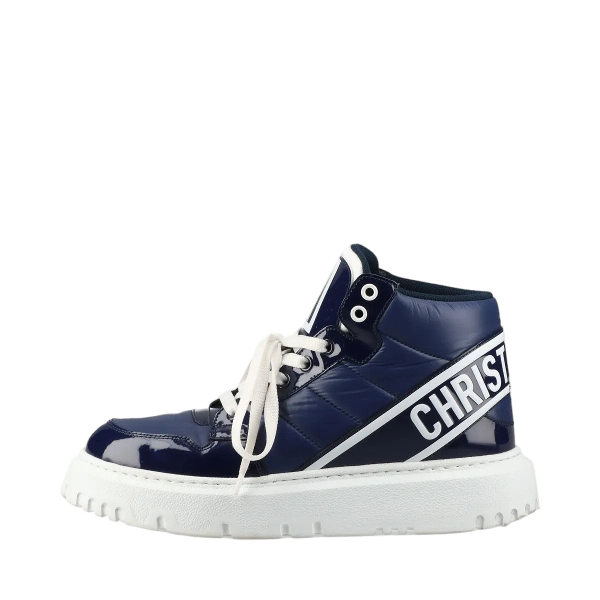 Dior D-player D-leather High Cut Sneakers — view 2