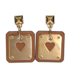 Hermes Earrings As de Coeur — view 2