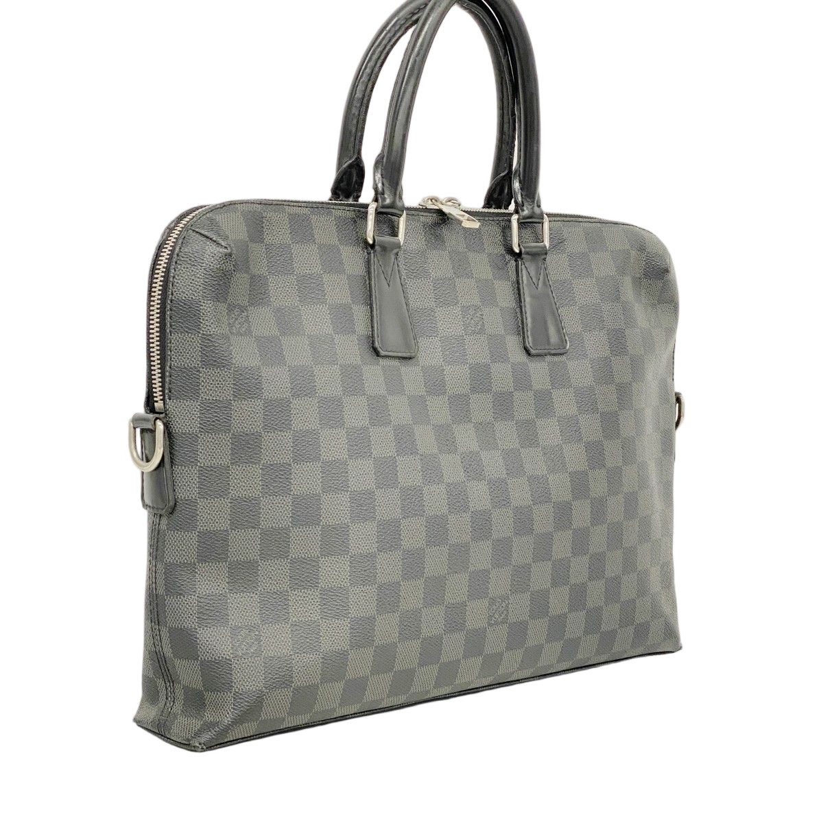 Louis Vuitton Briefcase Damier Graphite Porte Documents Jour Black — view 2
