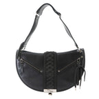 Dior a Dos Shoulder Bag Leather Black Corset Admit