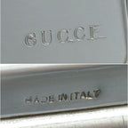 Gucci Vintage Business Card Case Silver With Box — view 5