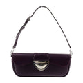 Louis Vuitton Pochette Montaigne Shoulder Bag M5929K Leather Cassis Silver