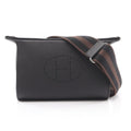 Hermes Shoulder Bag Vido Poche Black Leather