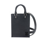 Louis Vuitton Epi Sac Plat 2-Way Bag Leather Noir
