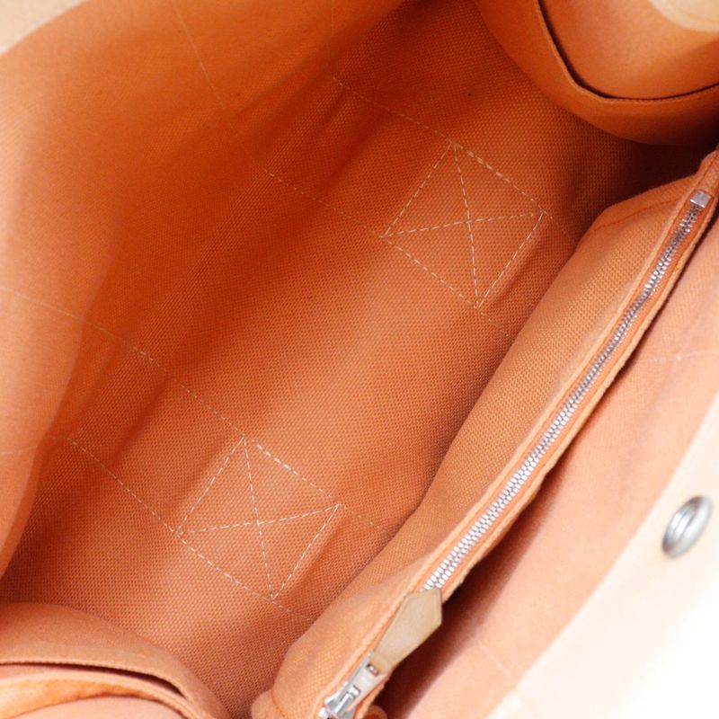 Hermes Bora PM Canvas Orange Handbag — view 6