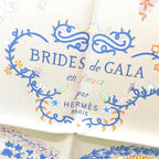 Hermes Brides de Gala en Fleurs Carre Scarf Jaune Vif — view 2