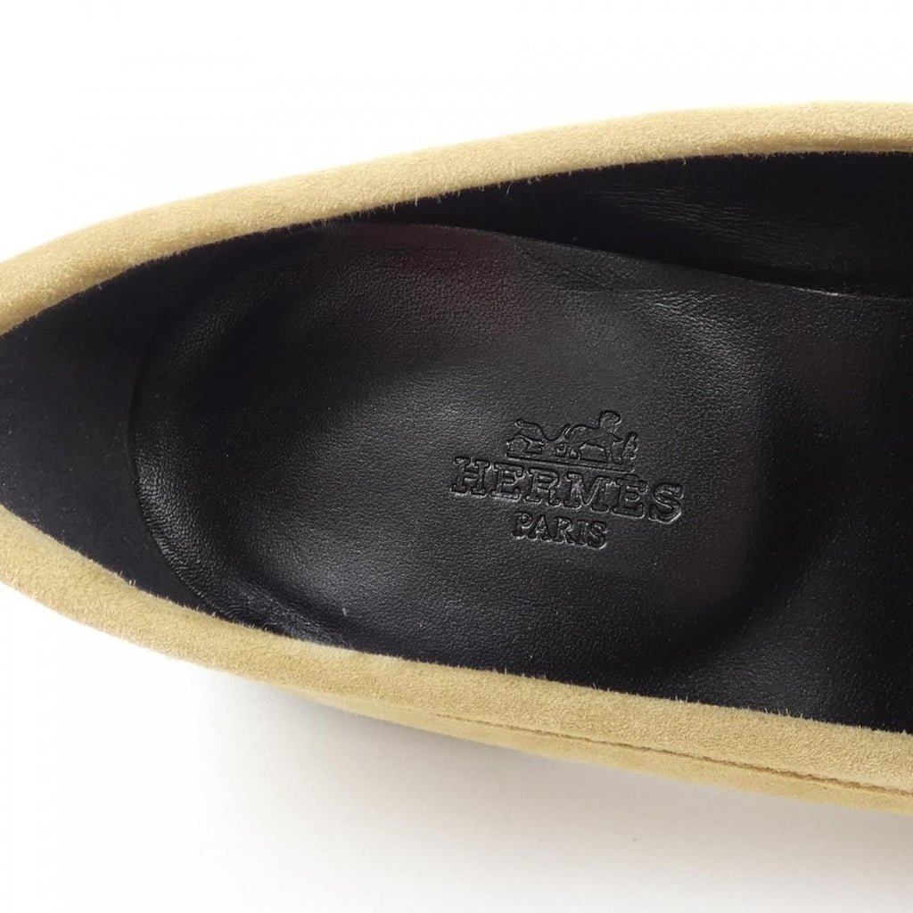 Hermes Paris Shoes Beige 37 — view 6
