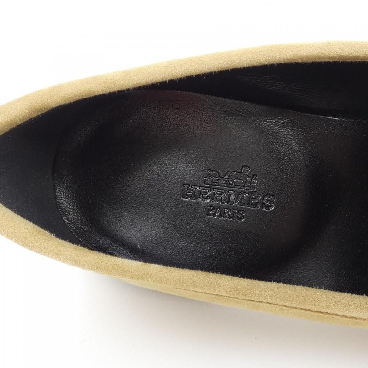 Hermes Paris Shoes Beige 37 — view 6