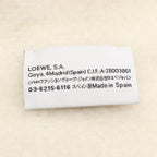 Loewe Muffler Anagram Scarf White Wool Patch — view 2