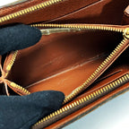 Louis Vuitton Monogram Porte Monnaie Zip Brown Long Wallet — view 3