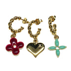 Louis Vuitton Earrings Boucle Dreille Sweet Monogram 3 Pieces — view 2