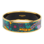 Hermes Enamel GM Bangle Bracelet