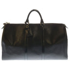 Louis Vuitton Keepall 50 Epi Boston Bag Black