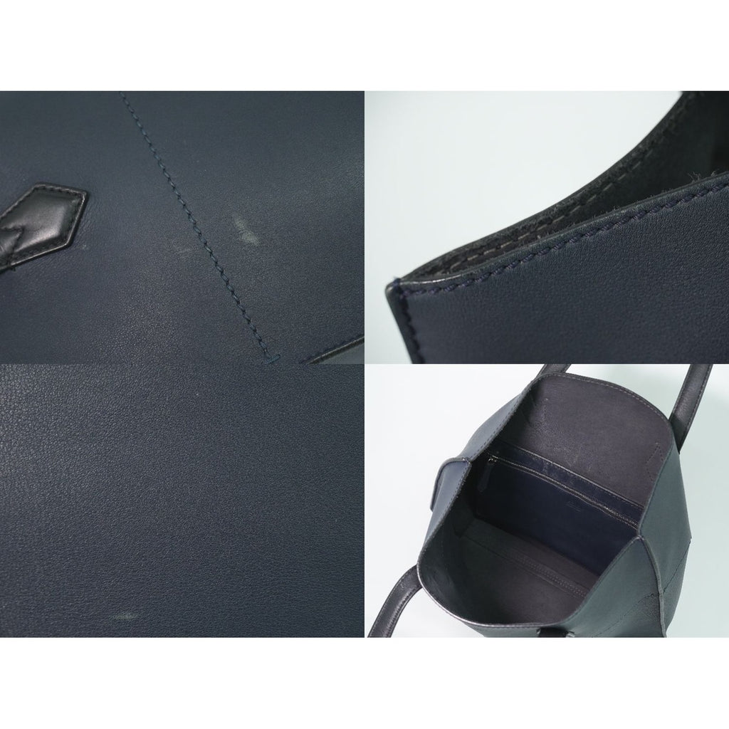 Fendi All in Shopping Tote Leather Navy — view 8