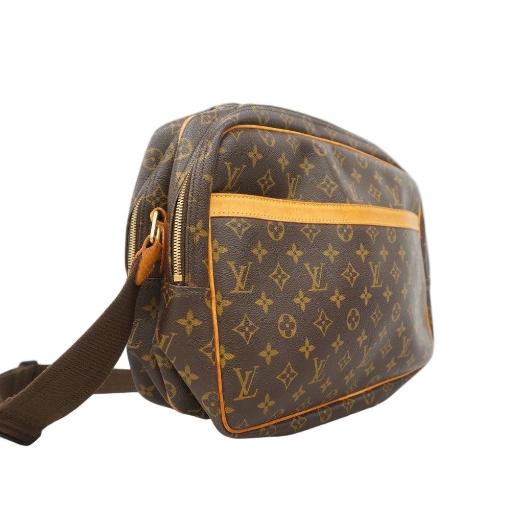 Louis Vuitton Shoulder Bag Monogram Reporter GM Brown — view 2