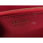 Prada Wallet Triangle Logo 1 M1188 Pink Saffianoleather — view 2
