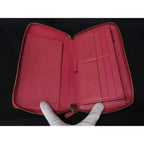 Prada Wallet Triangle Logo 1 M1188 Pink Saffianoleather — view 4
