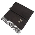 Louis Vuitton Echarpe Jhelum Cashmere Fringe Scarf LV Brown
