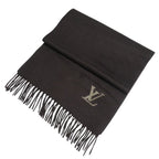 Louis Vuitton Echarpe Jhelum Cashmere Fringe Scarf LV Brown