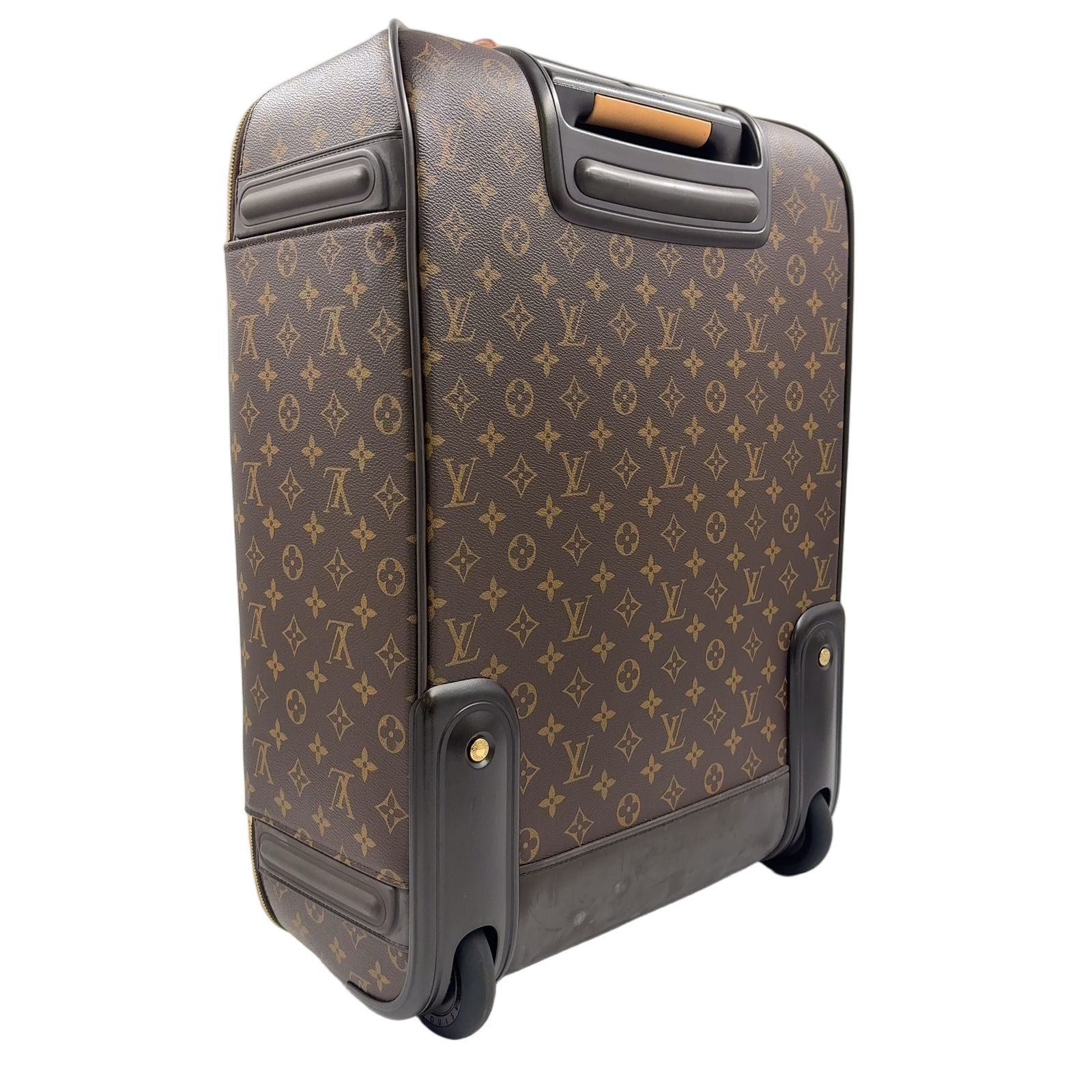 Louis Vuitton Pegase 45 Monogram Leather Brown Bag Gold — view 2