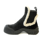 Louis Vuitton Ma0273 Ruby Ankle Boots Mouton Shoes 38 Size 24.5