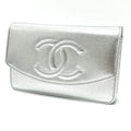 Chanel Shoulder Bag Ap4653 Caviar Leather Silver