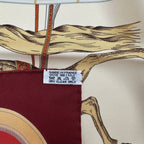 Hermes Carre 90 Orange Dressed Horse Scarf — view 4