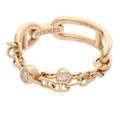 Hermes Chaine Dancre Chaos PM 18K Pink Gold Diamond
