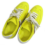 Hermes Boomerang Sneakers 40.5 Yellow Leather Shoes — view 7