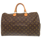 Louis Vuitton Speedy 40 Monogram Brown Handbag 0137