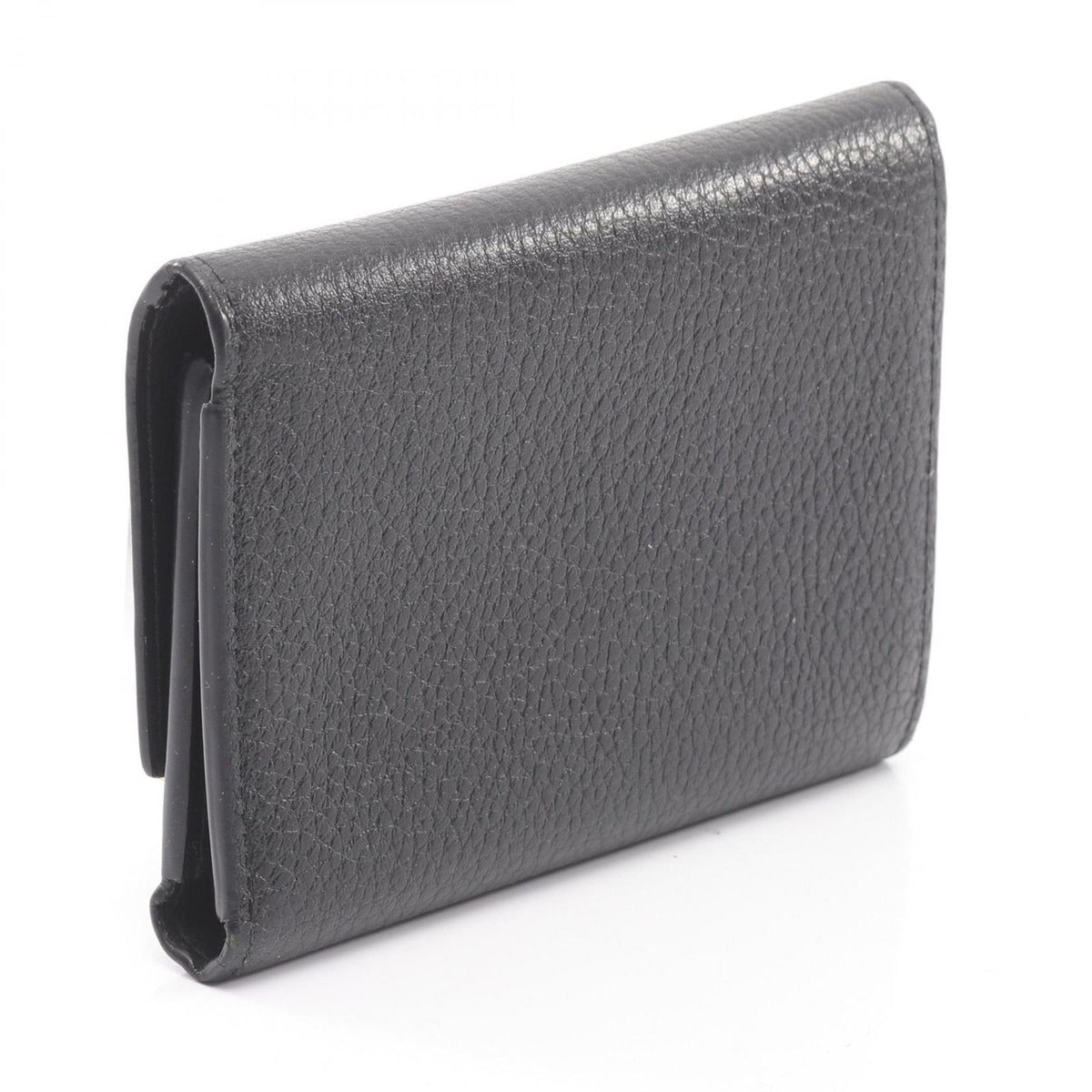 Louis Vuitton Trifold Wallet Portefeuille Capucines Compact Noir Black — view 2