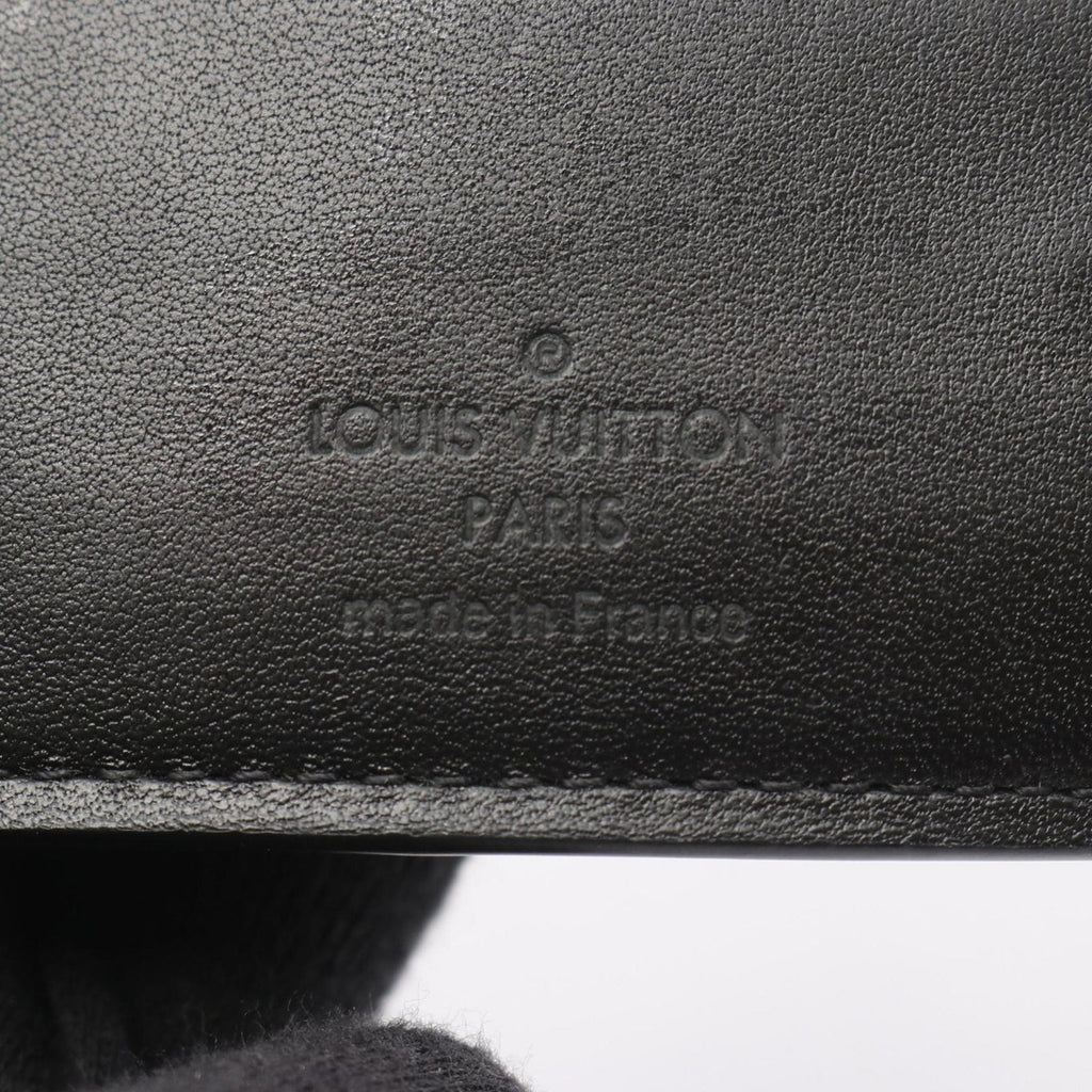 Louis Vuitton Trifold Wallet Portefeuille Capucines Compact Noir Black — view 5