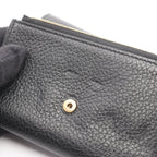 Louis Vuitton Trifold Wallet Portefeuille Capucines Compact Noir Black — view 8