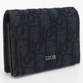 Dior Business Card Holder Oblique Jacquard