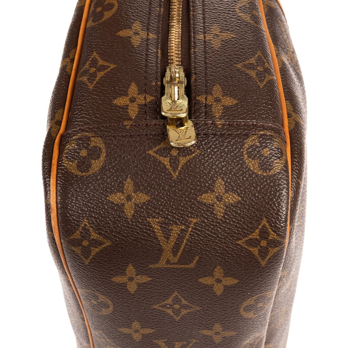 Louis Vuitton Trouville Brown Monogram Canvas Handbag — view 7