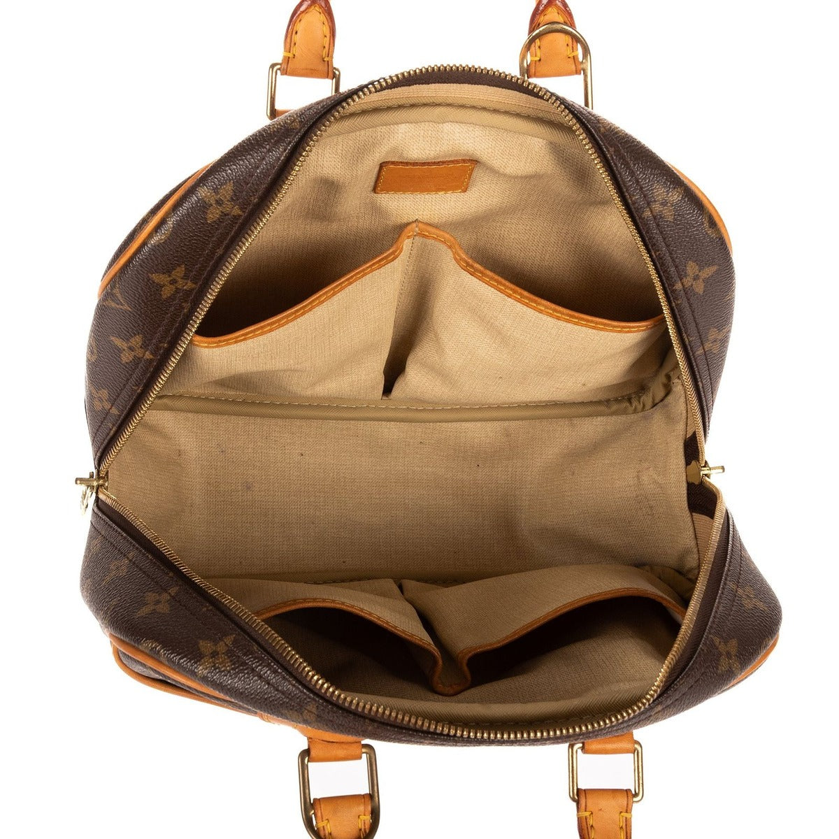Louis Vuitton Trouville Brown Monogram Canvas Handbag — view 9