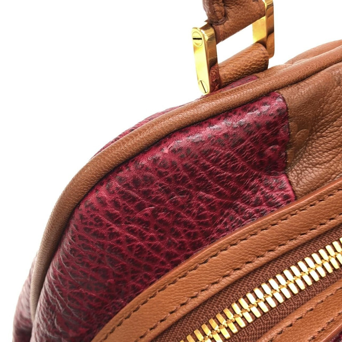 Louis Vuitton Monogram Blocks Tote Shoulder Bag Bordeaux — view 6