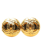 Chanel CC Logo Vintage Gold Plated