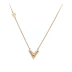 Louis Vuitton V Escential Necklace Gold Paw Nshop Item