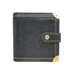 Louis Vuitton Compact Zip Suhali Black Gold Bifold