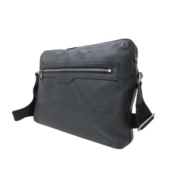 Louis Vuitton Shoulder Bag Calypso MM Onyx Damier Infini Silver — view 2