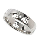 Hermes 18k White Gold Hera Cles Ring